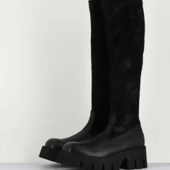 Lofina Bottes|Bottes en Cuir 4225 gas noires - Talon : 6cm