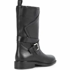 Geox Bottes|Bottes en Cuir Catria noires