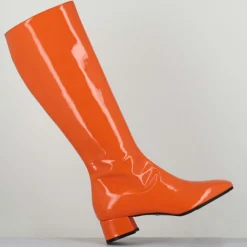 Garrice Bottes|Bottes en Cuir mayera oranges