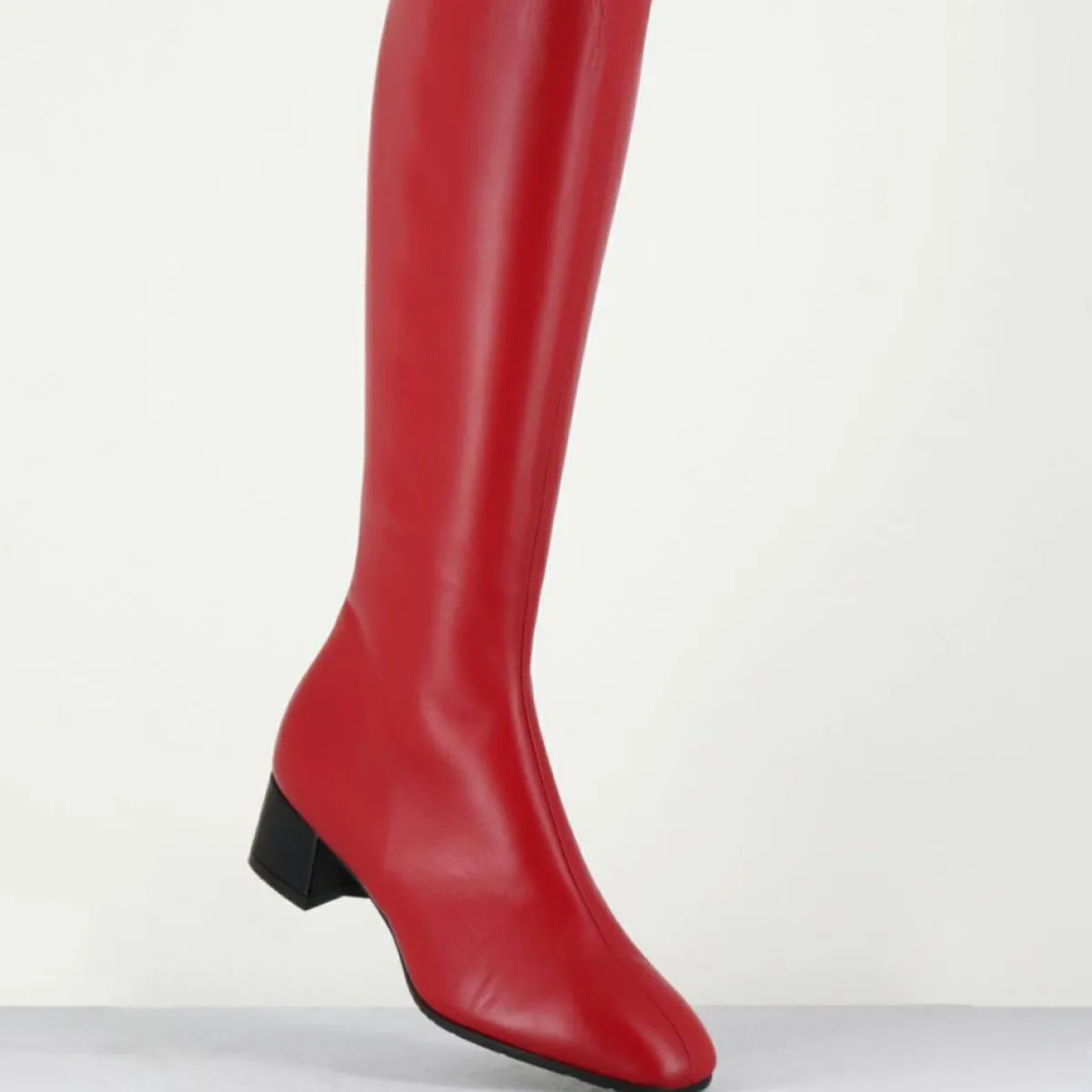 Garrice Bottes|Bottes en Cuir mayera rouges