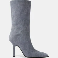 Miista Bottes|Bottes Noor bleu jean - Talon 10 cm