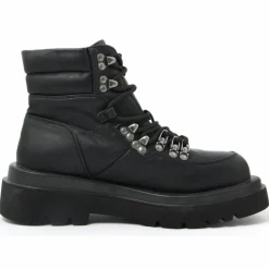 Lab78 Bottines|Bottines à lacets noires - Talon 5 cm