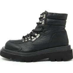 Lab78 Bottines|Bottines à lacets noires - Talon 5 cm