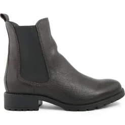 Lab78 Bottines|Bottines à talon en Cuir Marie gris foncé