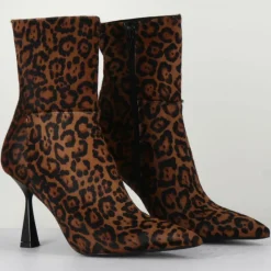 Rotta Bottines|Bottines en Cuir Asia leopard - Talon 9.5 cm