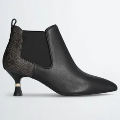 Liu-Jo Bottines|Bottines en Cuir Gaia noir/marron - Talon 6 cm