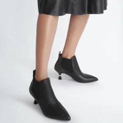 Liu-Jo Bottines|Bottines en Cuir Gaia noir/marron - Talon 6 cm