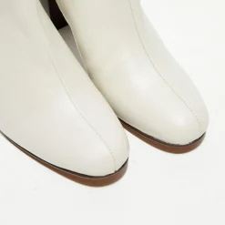 Apologie Bottines|Bottines en Cuir Julia beiges - Talon 7,5 cm