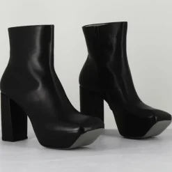 Malloni Bottines|Bottines en Cuir noires