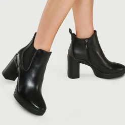 Liu-Jo Bottines|Bottines en Cuir Now noires - Talon 9 cm