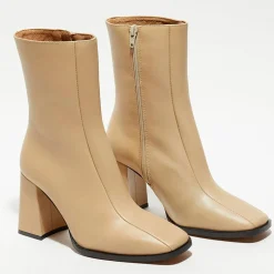 Apologie Bottines|Bottines en Cuir Romy taupe - Talon 8,5 cm