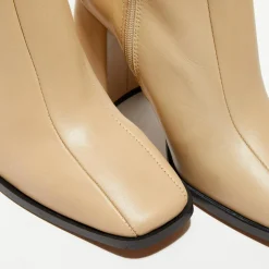 Apologie Bottines|Bottines en Cuir Romy taupe - Talon 8,5 cm