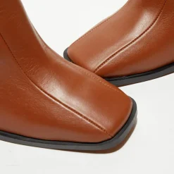 Apologie Bottines|Bottines en Cuir Romy terracotta - Talon 8,5 cm