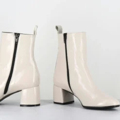 Garrice Bottines|Bottines en Cuir samui lait