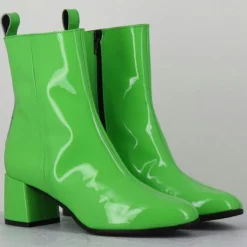 Garrice Bottines|Bottines en Cuir samui vertes