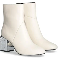 Liu-Jo Bottines|Bottines en Cuir Sara blanches - Talon 7 cm