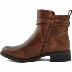 Lab78 Bottines|Bottines plates camel