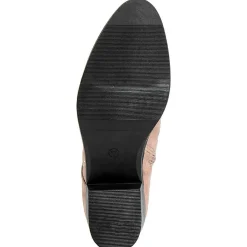 Lab78 Bottines|Bottines plates en Velours de Cuir Eleonore beiges