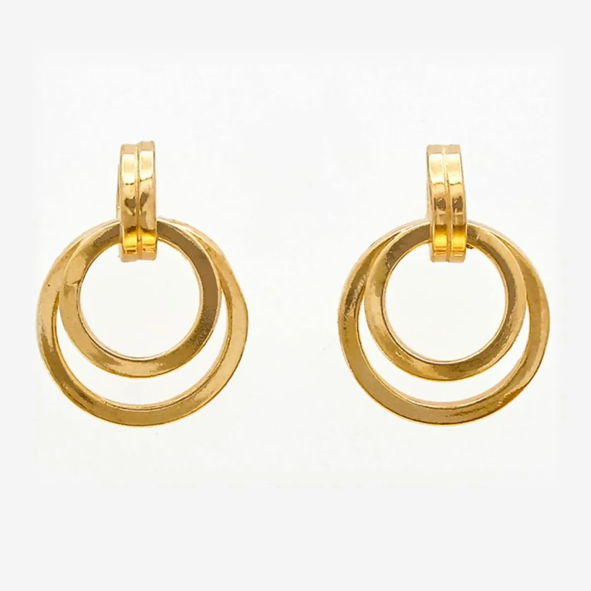 By Rafaella Boucles D'Oreilles|Boucles d'oreilles Fiamma en Argent doré