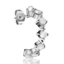 Amelia Parker Boucles D'Oreilles|Boucles d'oreilles Wave argentées