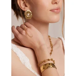 Amelia Parker Boucles D'Oreilles|Boucles d'oreilles Zephyra dorées