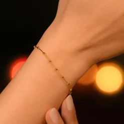 By Rafaella Bracelets|Bracelet Maura en Argent doré