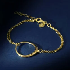 By Rafaella Bracelets|Bracelet Pallos en Argent doré