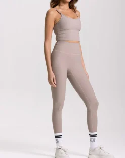 Onamaste Tops Et Blouses|Brassière Lotus taupe