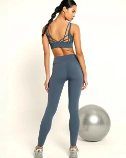 Onamaste Tops Et Blouses|Brassière Tank Mantra bleu marine