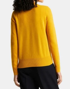 Galeries Lafayette Gilets Et Cardigans|Cardigan 100% Cachemire Zacao jaune