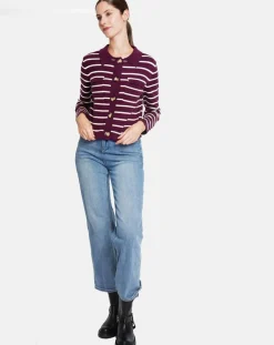 Assuili Gilets Et Cardigans|Cardigan Audrey bordeaux