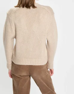 Marc O'Polo Gilets Et Cardigans|Cardigan en Laine mélangée beige