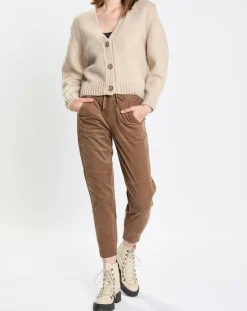 Marc O'Polo Gilets Et Cardigans|Cardigan en Laine mélangée beige