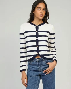 An'ge Gilets Et Cardigans|Cardigan Labiba ecru