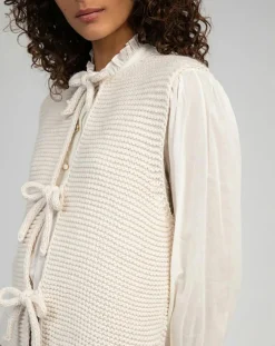 An'ge Gilets Et Cardigans|Cardigan Legringa écru