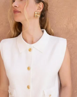 An'ge Gilets Et Cardigans|Cardigan Levamaya ecru