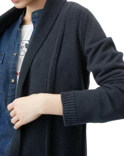 Marc O'Polo Gilets Et Cardigans|Cardigan long bleu marine