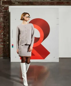 Rodier Gilets Et Cardigans|Cardigan Molly Double Face marron camel