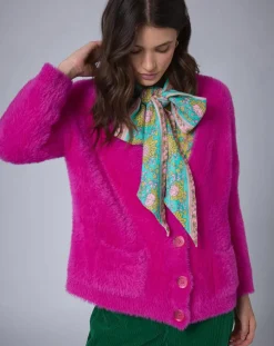 Manoush Gilets Et Cardigans|Cardigan Oversize Nounours rose