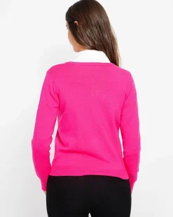 Assuili Gilets Et Cardigans|Cardigan Perrine fushia