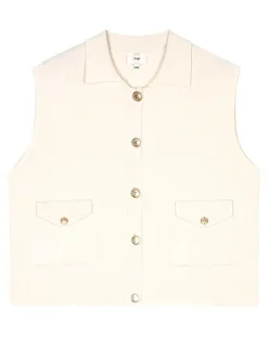 An'ge Gilets Et Cardigans|Cardigan Vamaya ecru