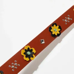 Wild Ceintures|Ceinture en Cuir Marge marron