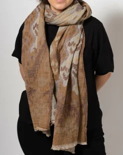 Petrusse Echarpes, Foulards|Écharpe 100% Laine Ikat desert - 65x220 cm