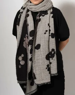 Petrusse Echarpes, Foulards|Écharpe 100% Laine Lucius blanche - 65x220 cm