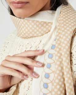 Petrusse Echarpes, Foulards|Écharpe Augustin écrue - 50x200 cm