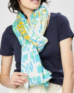 Petrusse Echarpes, Foulards|Écharpe Calypso azur - 100x200 cm