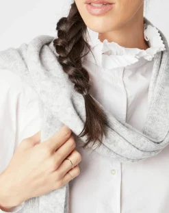 Galeries Lafayette Echarpes, Foulards|Écharpe Claire gris clair - 180x40 cm