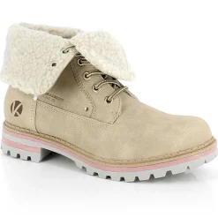 Kimberfeel Bottes|Chaussures d'hiver fourrées Laina beiges