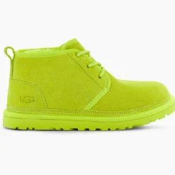 Ugg Bottines|Chaussures fourrées Laine en Velours de Cuir Neumel jaune/vert fluo