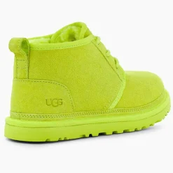 Ugg Bottines|Chaussures fourrées Laine en Velours de Cuir Neumel jaune/vert fluo